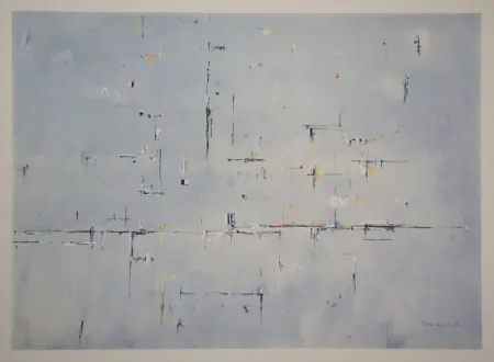 Heliograbado Vieira Da Silva - Marine - 1956