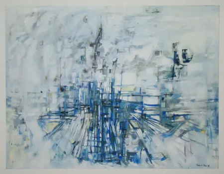 Heliograbado Vieira Da Silva - Midi - 1958