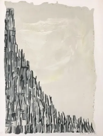 Litografía Vieira Da Silva - Sans titre