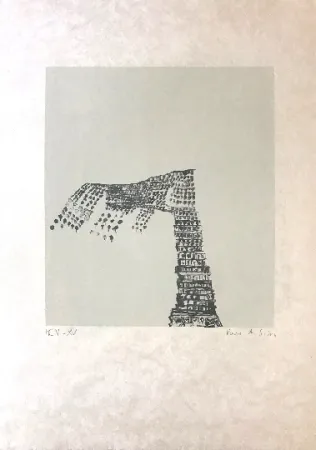 Litografía Vieira Da Silva - Sans titre 3