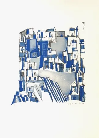 Litografía Vieira Da Silva - Sans titre 6