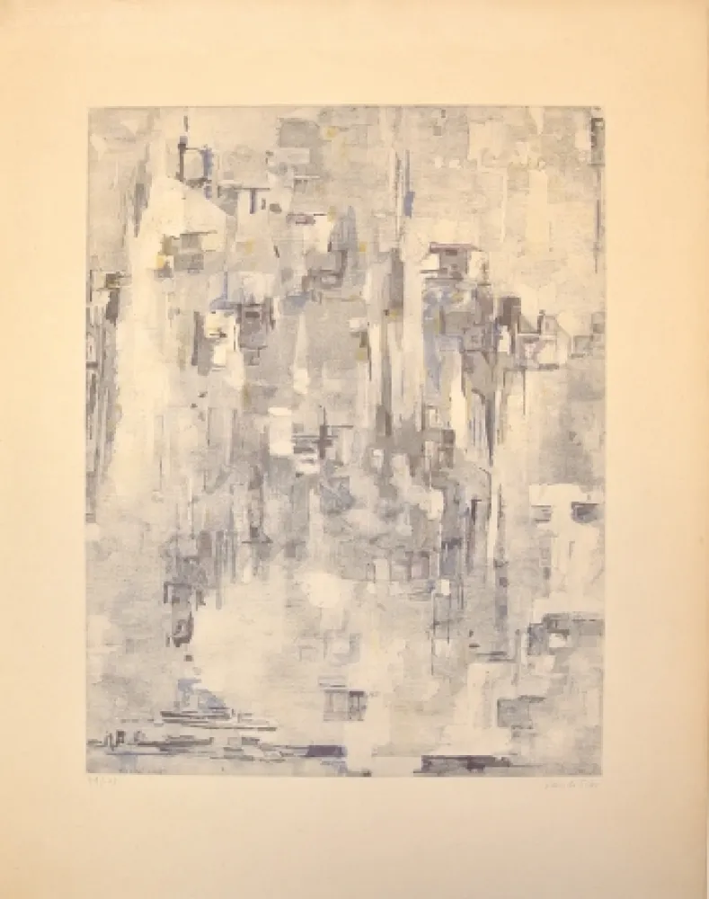 Aguafuerte Y Aguatinta Vieira Da Silva - Senza Titolo I