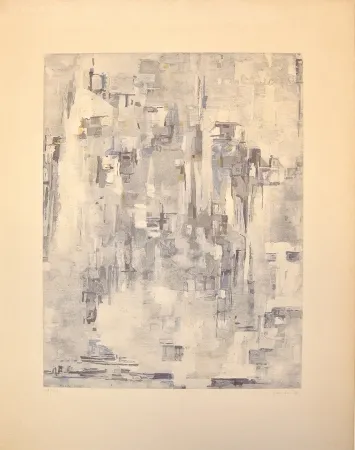 Aguafuerte Y Aguatinta Vieira Da Silva - Senza Titolo I