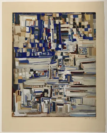 Litografía Vieira Da Silva - Untitled