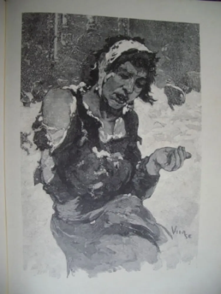 Grabado En Madera Vierge - La misère à Londres