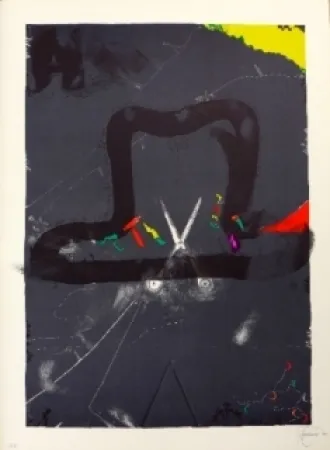 Litografía Viladecans - Homenatge a Joan Prats 