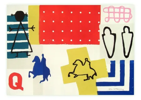 Grabado Villarino - Serie El ajedrez y el tiempo