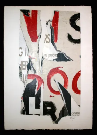 Sin Técnico Villeglé - '' Arrachages ''