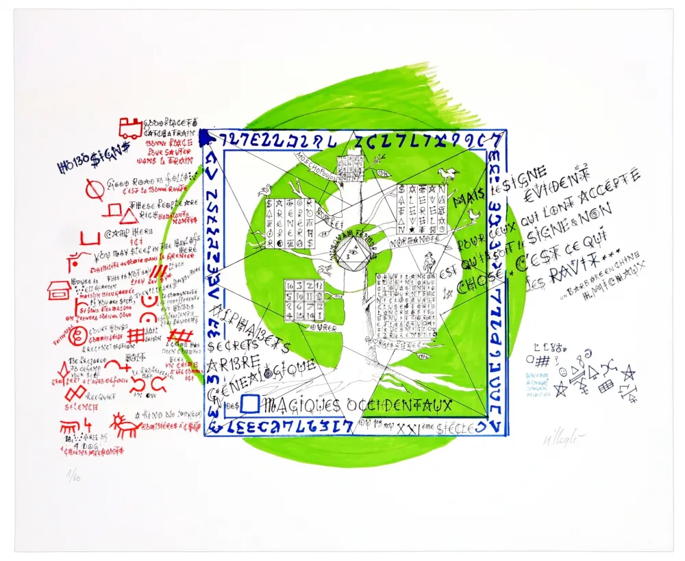 Estampa Numérica Villeglé - Hobo