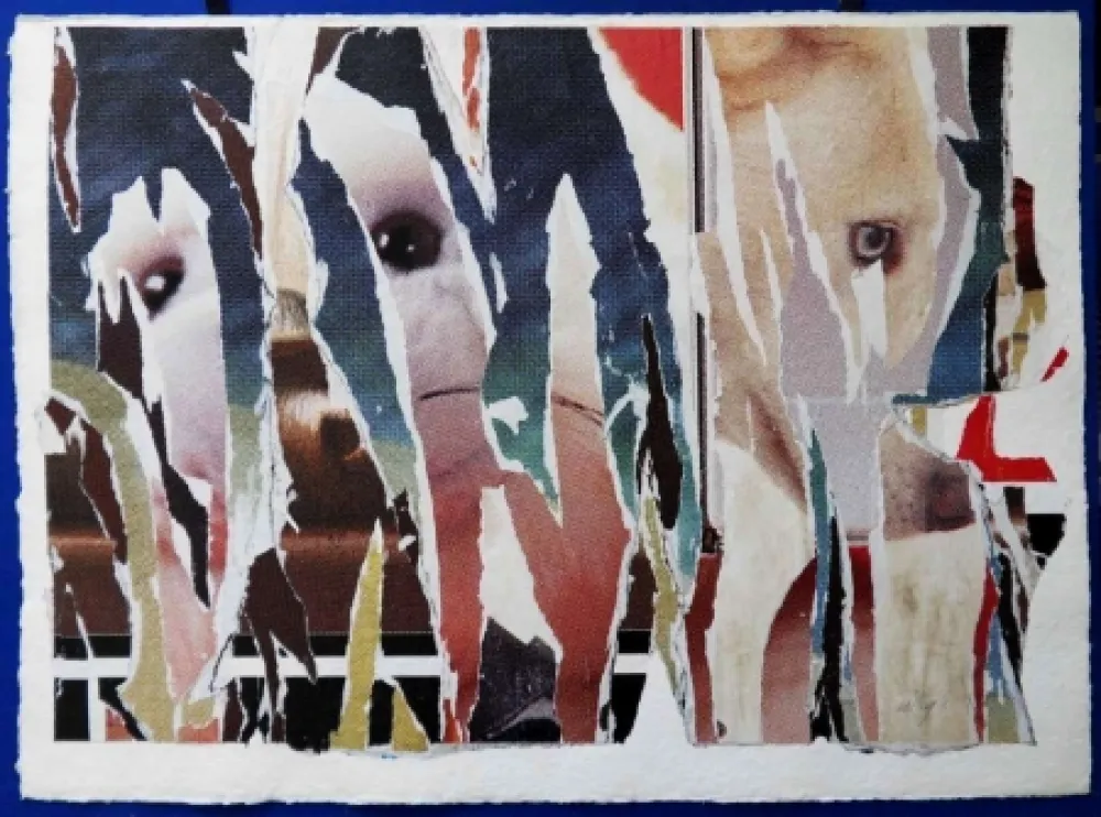 Sin Técnico Villeglé - Lacération au retriever