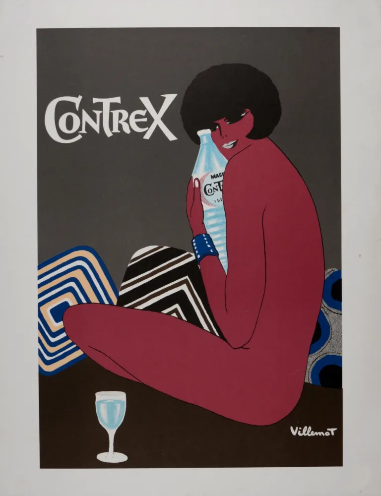 Litografía Villemot - Contrex, c. 1980