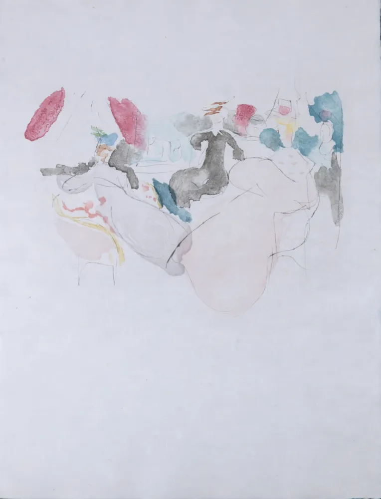 Grabado Villon - 3 Figures, 1962