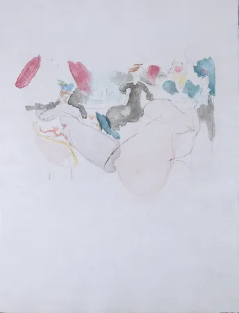 Grabado Villon - 3 Figures, 1962