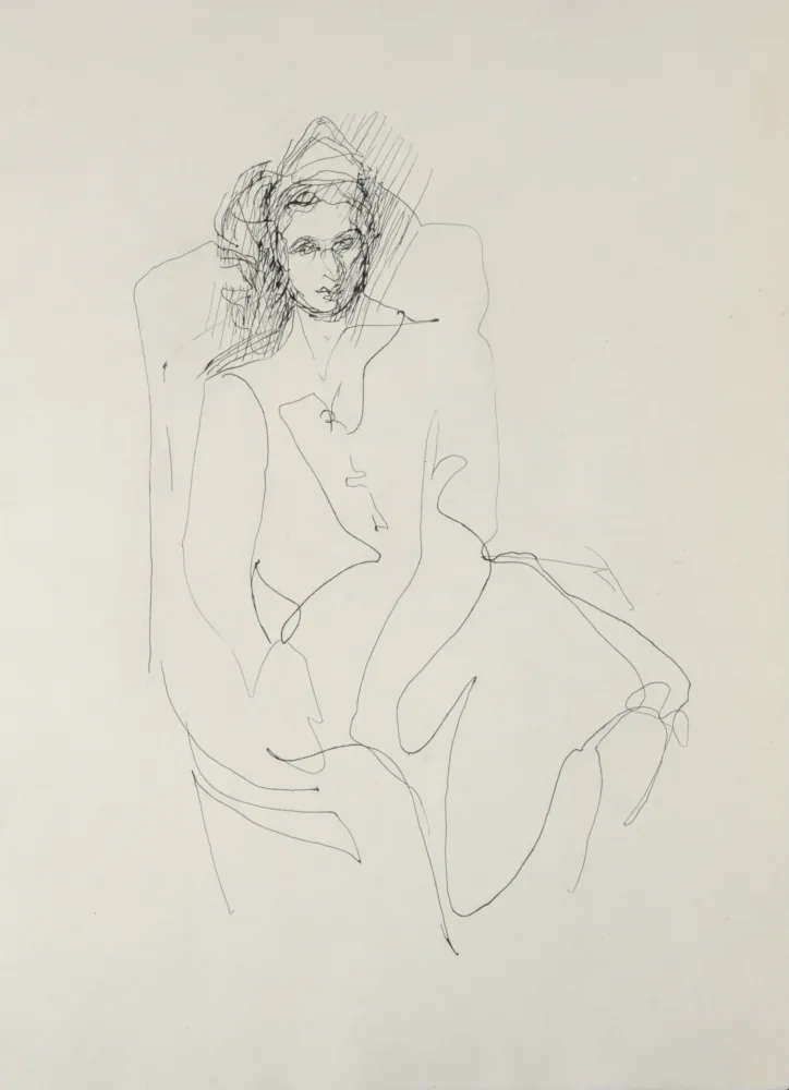 Grabado Villon - Figure, 1962