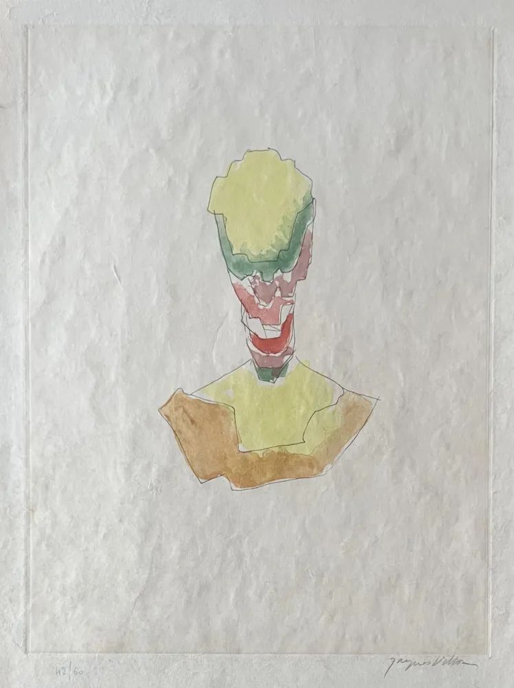 Grabado Villon - Figure, 1962