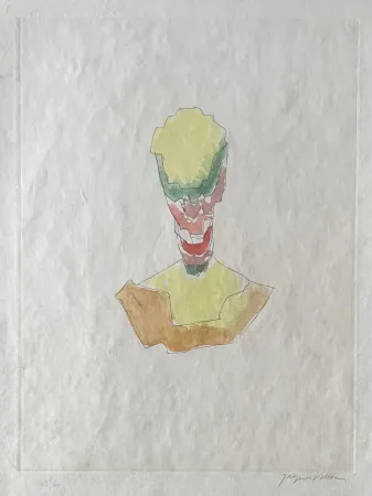 Grabado Villon - Figure, 1962