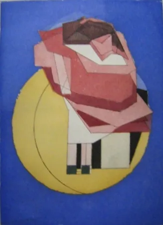 Aguatinta Villon - La Poupee