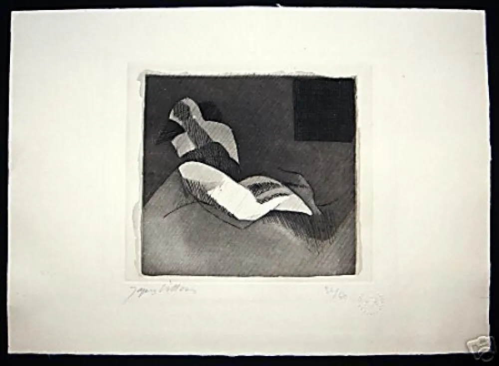 Aguafuerte Villon - Le Baiser