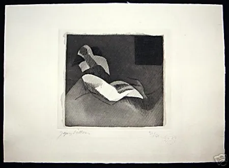 Aguafuerte Villon - Le Baiser