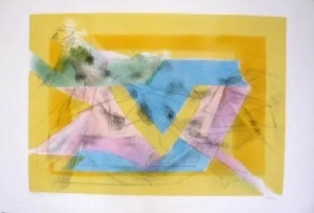 Litografía Villon - L'ecuyere