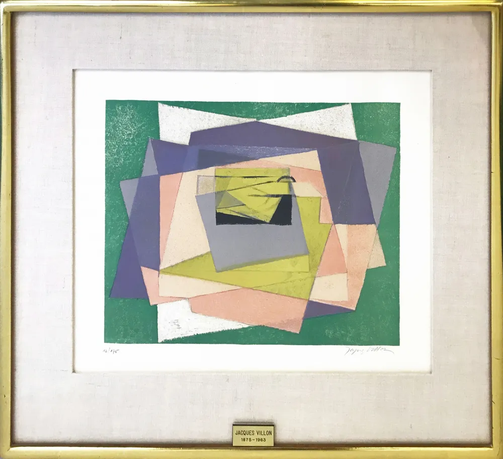 Litografía Villon - PAPIERS