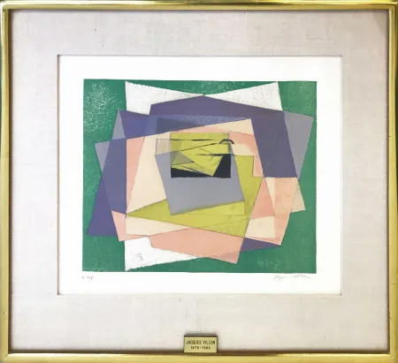 Litografía Villon - PAPIERS