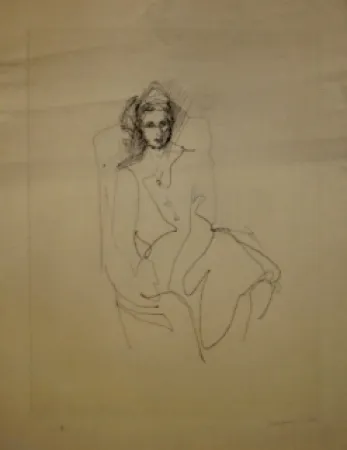 Punta Seca Villon - Portrait