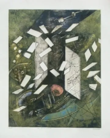 Aguafuerte Y Aguatinta Visat - La porte étroite