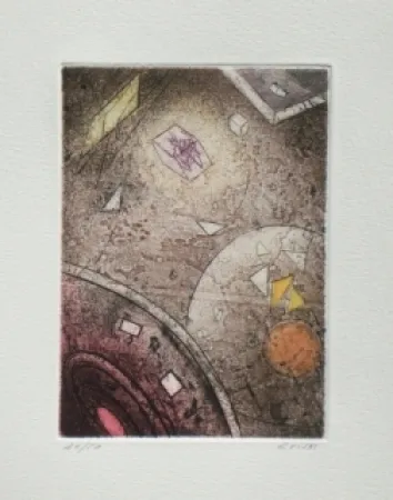 Aguafuerte Y Aguatinta Visat - La Promenade