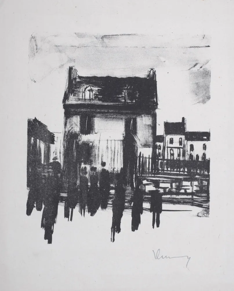 Litografía Vlaminck - Le Diable au corps, 1926