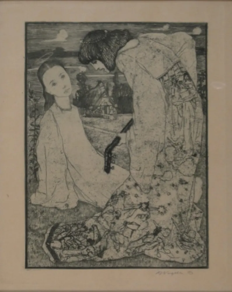 Grabado Vogeler - Verkündigung