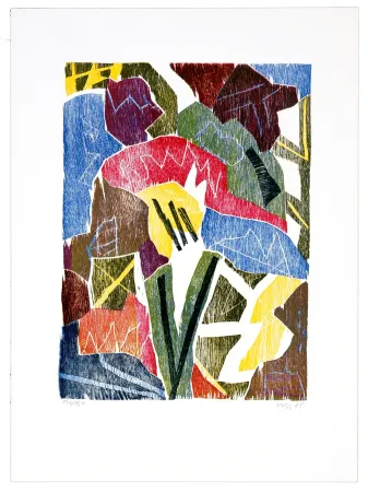 Grabado En Madera Voss - Chemin de bois