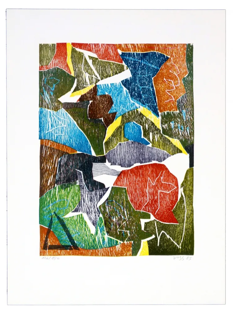 Grabado En Madera Voss - Chemin de bois