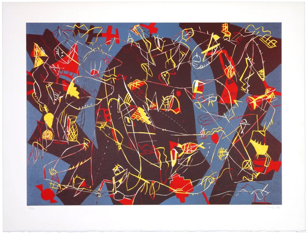 Litografía Voss - Lucioles