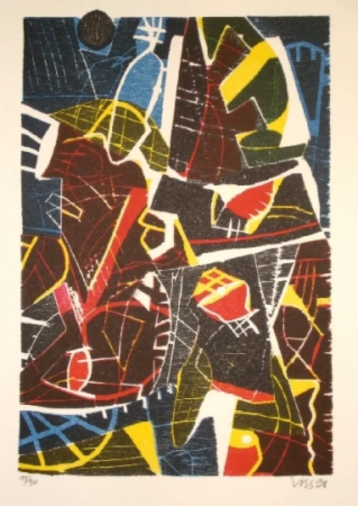 Grabado En Madera Voss - Maison sans maître