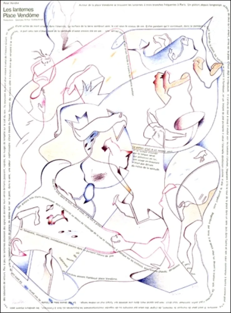 Litografía Voss - Placard Handke