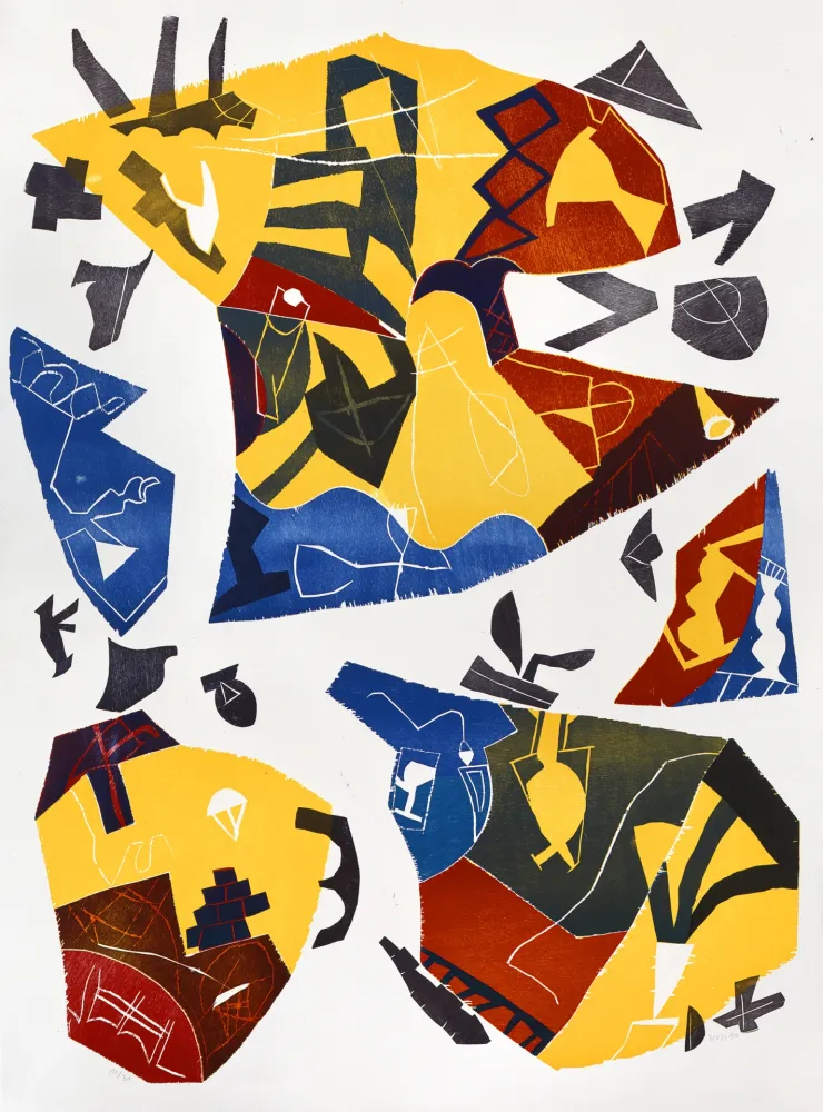 Grabado En Madera Voss - Planètes