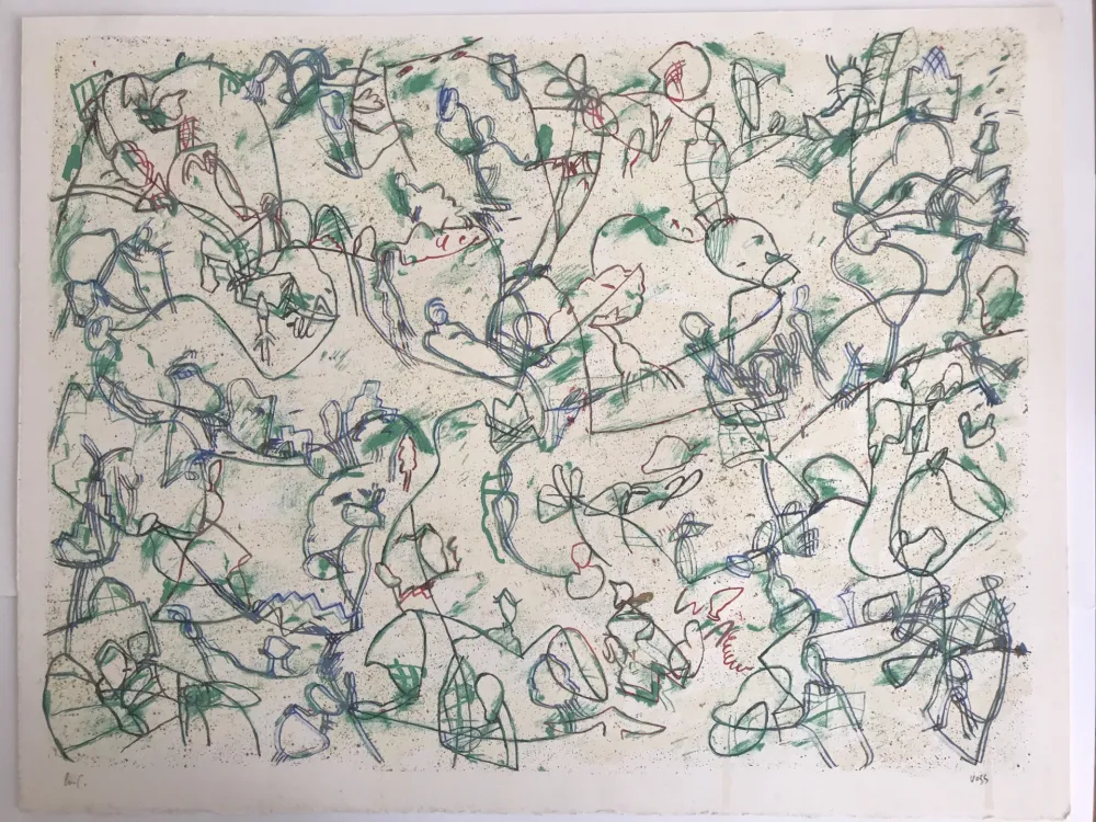 Litografía Voss - Sans titre