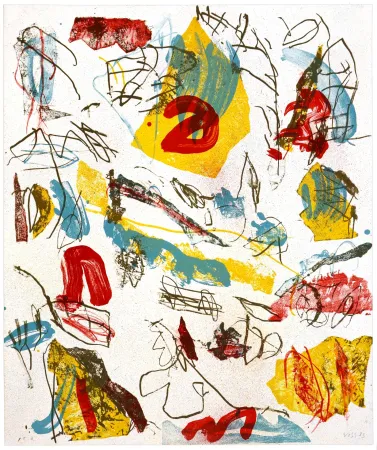 Litografía Voss - Sans titre