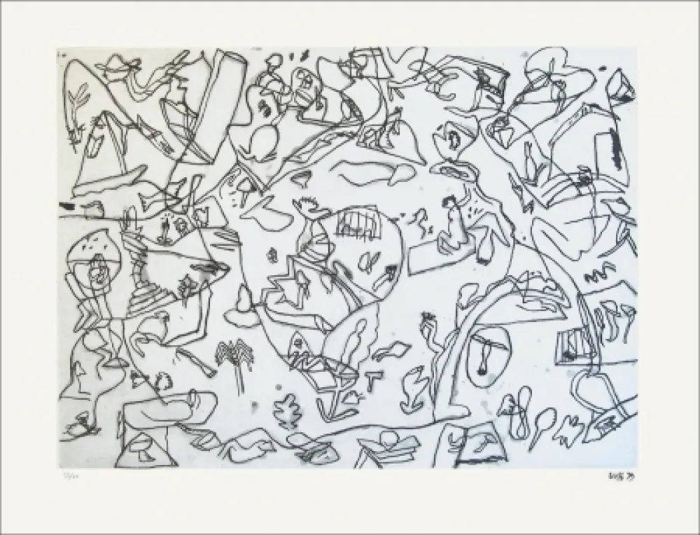 Aguafuerte Voss - Sans titre n°62