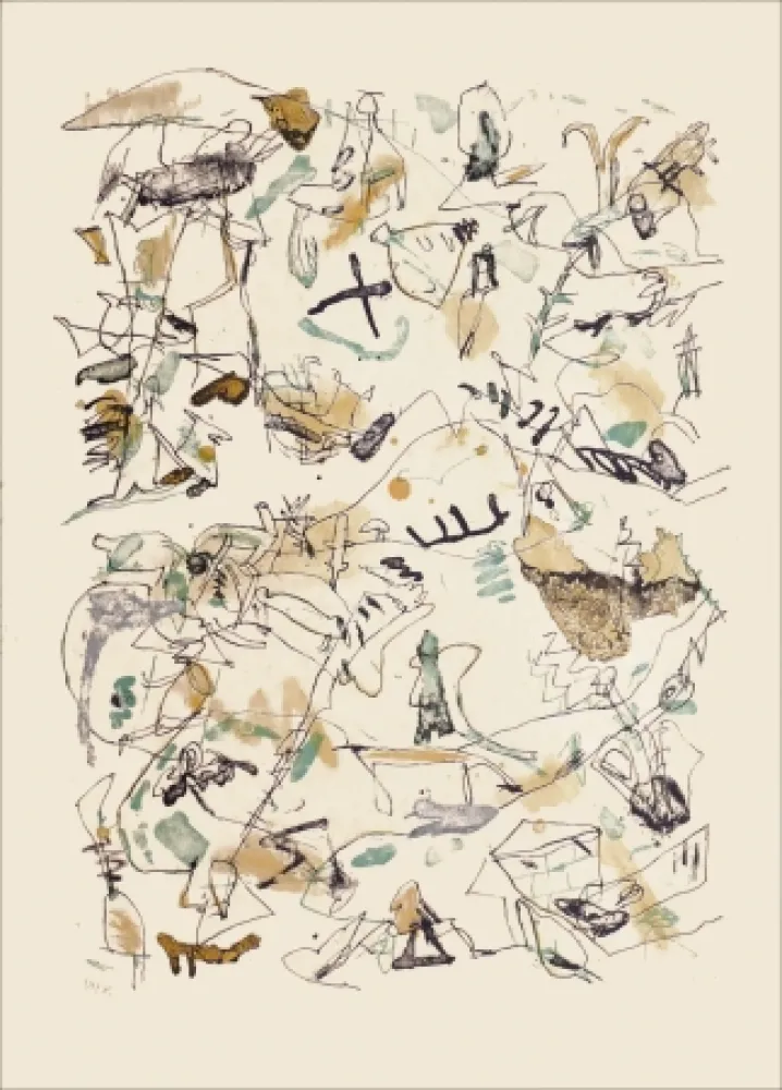 Litografía Voss - Sans titre n°77