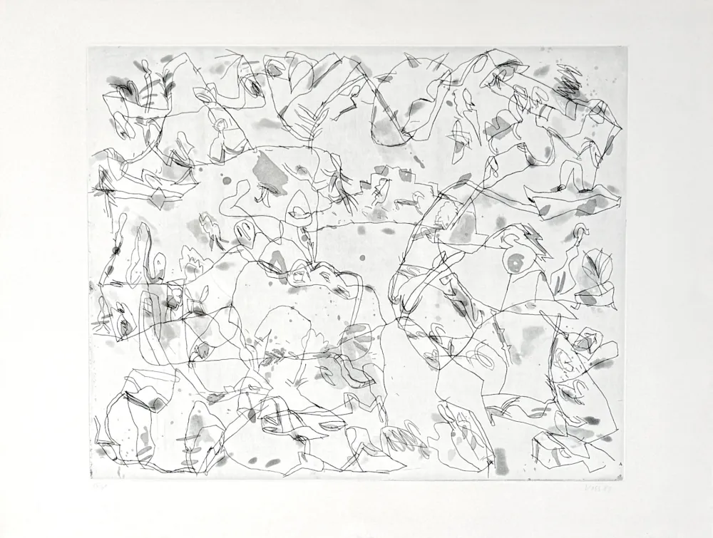 Litografía Voss - Untitled