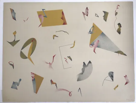 Litografía Voss - Was auch noch war