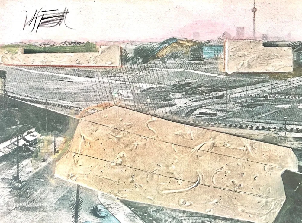 Litografía Vostell - La Bilancia (The Libra)