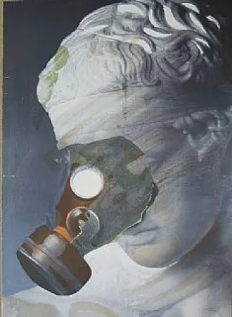 Litografía Vostell - Sans titre