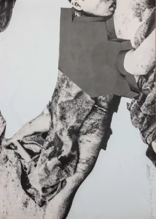 Litografía Vostell - SENZA TITOLO