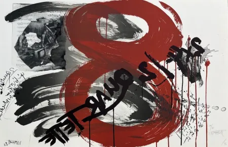 Litografía Vostell - The Scream : Quartet