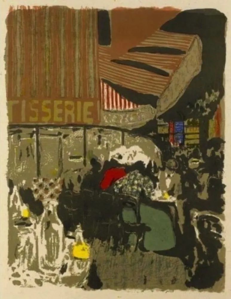 Litografía Vuillard  - La pâtisserie