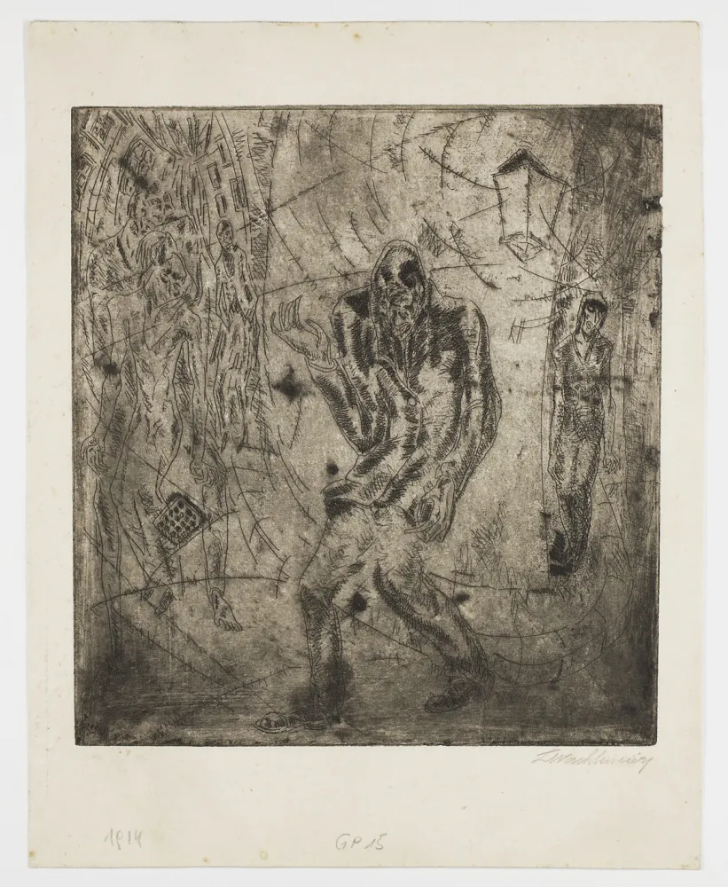 Grabado Wach - Haschisch III (Hashish III)