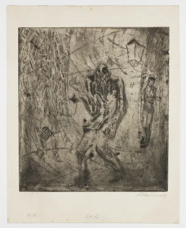 Grabado Wach - Haschisch III (Hashish III)